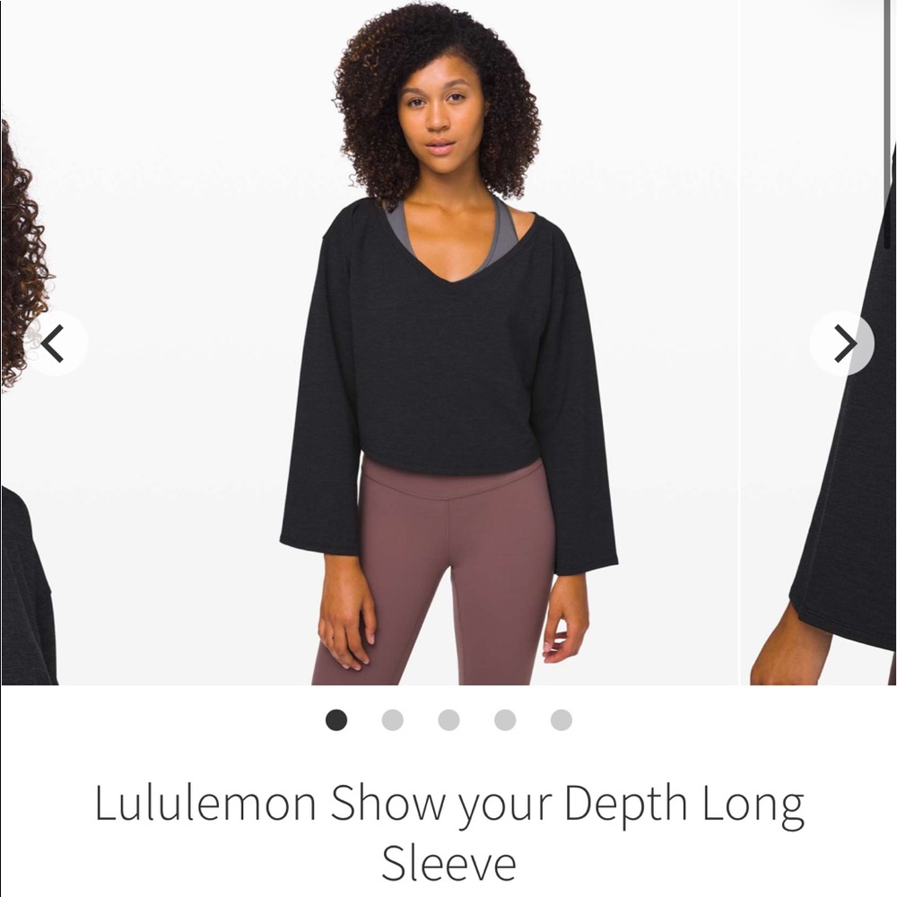 Lululemon Show Your Depth Long Sleeve XS/S